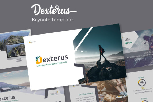 Dexterus Keynote Template: A Modern Design Asset