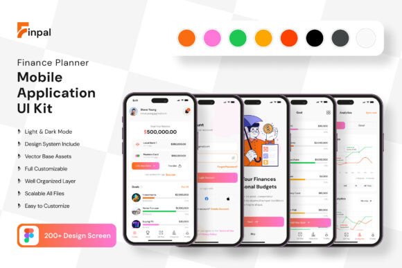Finance Planner Application Mobile UI KI and AI Chat Bot App Mobile UI KIT